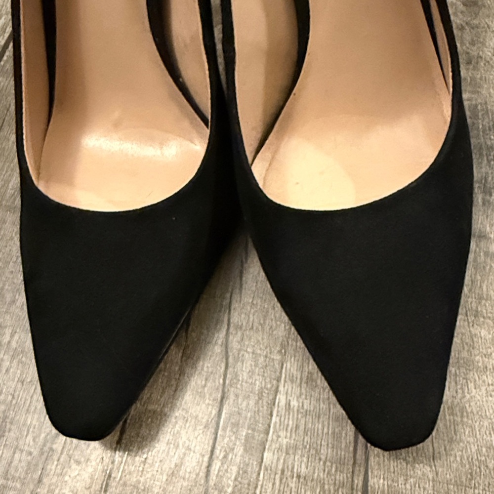 Jennifer Lopez Classic Black Heels Suede spike size 6 - Picture 8 of 8